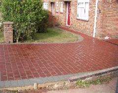 Another view of this Stencilled Driveway